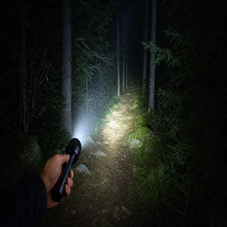 Torcia Olight in uso urbano notturno